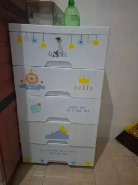 Lemari Baju Bayi 5 Tingkat Merk Angola