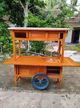 Jual Gerobak Angkringan,Bakso,Mie Ayam,Bubur,Roti BakardlL.Free ongkir