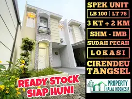 Jual Rumah Classic Siap Huni Cirendeu Tangsel Dekat Jaksel SHM IMB