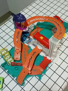 Track Hotwheels Playset Sharkbite Bay
