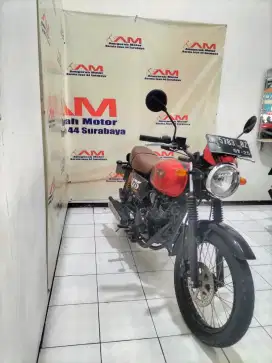 Ready Km 7 ribu Kawasaki w175 Tahun 2019 warna merah bergaransi