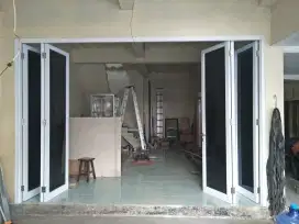 Aluminium kusen pintu jendela kaca