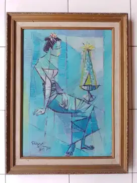 Lukisan tema wanita bali