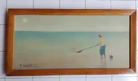 Lukisan tema pengrajin garam