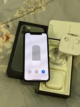 Dijual Iphone 11 Pro 256GB Green Mulus Lengkap Terdaftar