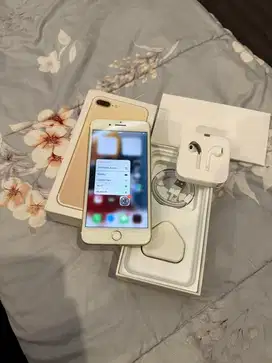 Dijual Iphone 7 Plus 128GB Gold Lengkap Terdaftar