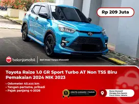 [ PAJAK PANJANG ] Toyota Raize 1.0 GR Sport Turbo AT Non TSS Biru 2023