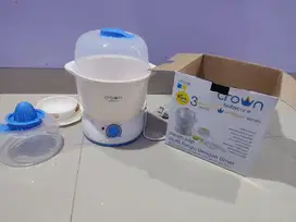 STERILIZER BOTOL DAN PERLENGKAPAN BAYI MEREK CROWN