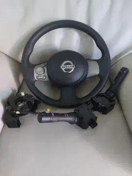 Stir mobil nissan march lengkap