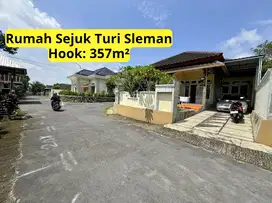 Rumah Kawasan Sejuk Sleman 357 m² Hook Jalan Bagus