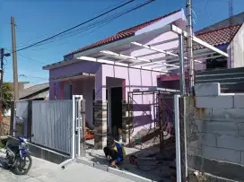 Canopy kanopi galvanis bajaringan upvc spandek pintu almini