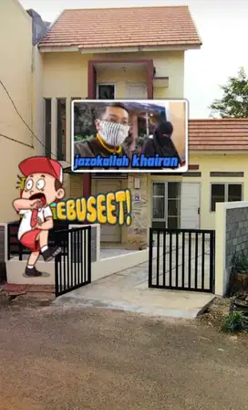 Dijual cepat rumah di 2 lantai di perumahan de bale saphire depok