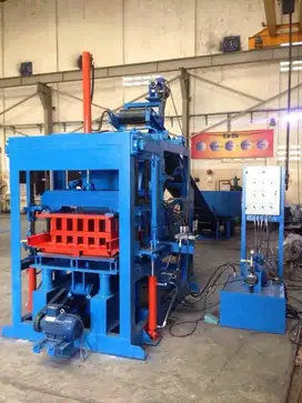 Mesin paving dan batako semi otomatis