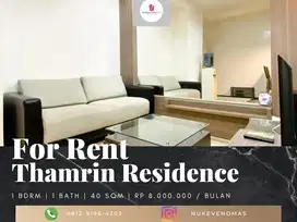 Disewakan Apartement Thamrin Residence 1BR Full Furnished Low Floor