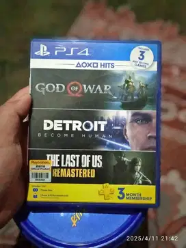 kaset ps4 godofwar detroit kombinasi