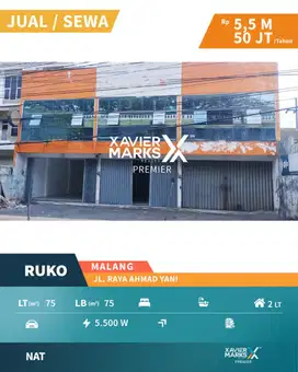 Dijual Ruko Luas Dekat Tol dan Terminal di A Yani Blimbing Malang