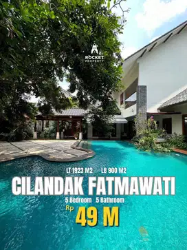 JUAL RUMAH MODERN TROPIS BALI CILANDAK FATMAWATI - DE