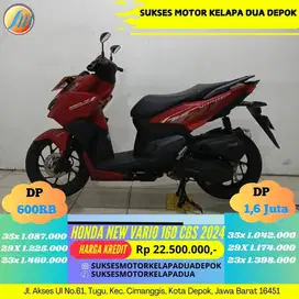 HONDA NEW VARIO 160 CBS 2024 CASH/KREDIT DP MURAH SYARAT MUDAH