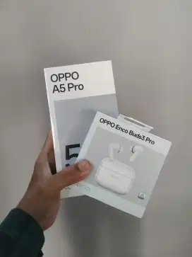Oppo A5 pro Series free enco buds 3 pro