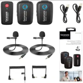 SARAMONIC BLINK 500 B2 MICROPHONE WIRELESS DUAL- CHANNEL OMNI LAVALIER