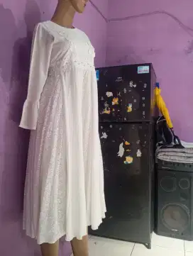 Dress muslim anak brukat
