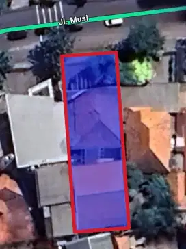 Disewakan Lahan Ex.Rumah Tinggal jl.Musi