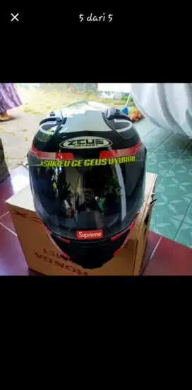 DiJual helm zeus full face.dijual krna kekecilan euy (ZS813) ukuran XL