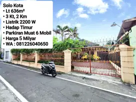 Jual Rumah Area Solo Kota, Dekat Solo Paragon Mall, Solo Grand Mall