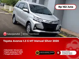 [ PAJAK PANJANG ] Toyota Avanza 1.3 G MT Manual Silver 2020/2021