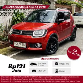 Suzuki Ignis GX Matic Oranye 2018 TDP 8jt Murah