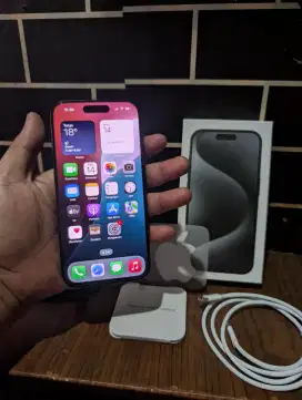 iPhone 15 Pro 128Gb Mulus Normal Bisa Tuker Tambah