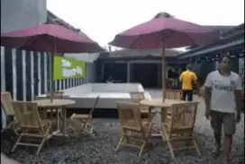Meja kolam,meja taman,meja payung