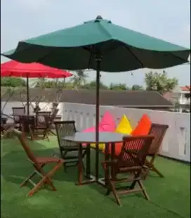 Meja taman,meja kolam,meja payung