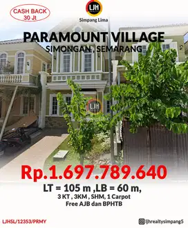 Rumah Baru di Paramount Village Semarang