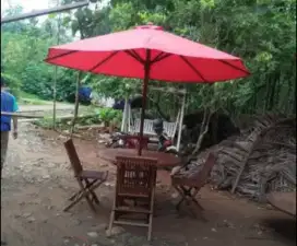 Meja kolam,meja payung,meja outdoor,meja taman