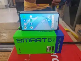 Infinix SMART 8 Plus Ram 4 /128 gb mulus no minus lengkap