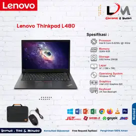 Lenovo Thinkpad L480 Intel i5-8250U Ram 8GB SSD 256GB 14 Inch Win 11