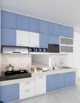 Kitchen set backdrop TV lemari pakaian