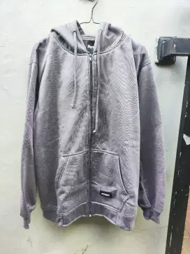 Hoodie Jaket Steigen Abu-Abu Size XL