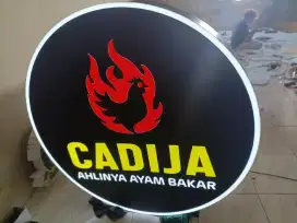 Costum Neon Box akrilik murah