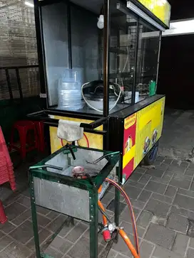 Jual Gerobak Almunium neon bagus