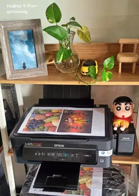 Printer Epson L405 wifi bisa print scan copy modif pabrik siap pakai