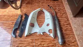 knalpot, sayap, tutup rantai astrea grand