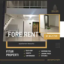 Sewa Apartemen Neo Soho Type Dakota unfurnish strategis jakarta barat