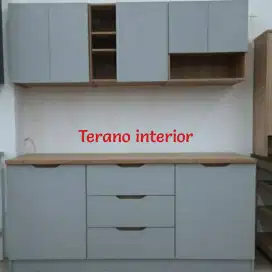Kitchen set lemari pakaian backdrop TV custom