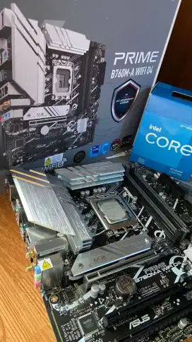 Paket i5 12400f asus b760m d4 wifi