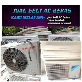 Terima ac bekas rusak