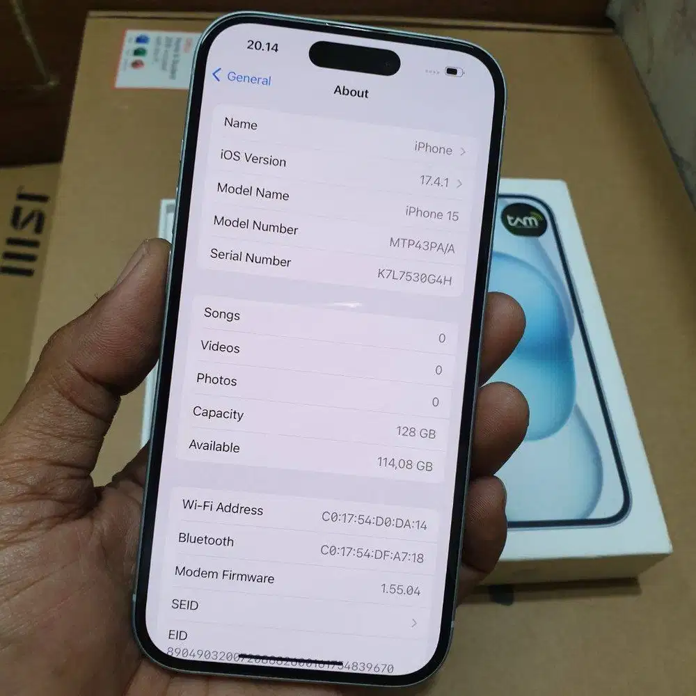 cri IPHONE 15 PLUS 256GB