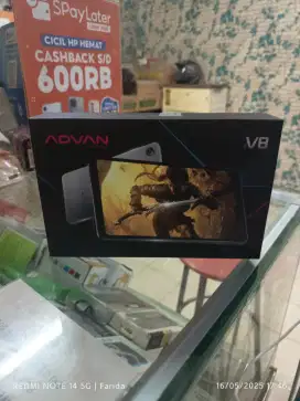 advan V8 8+8/128gb layar 8.4 baru garansi resmi bisa TT Kredit