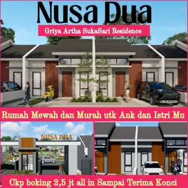2,5 jt all in di Cluster Nusa Dua, Griya Artha SukaSari